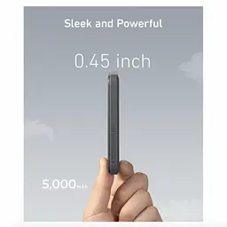 Зовнішній акумулятор (магнітний) Anker 621 Magnetic 5000mAh (A1610012) чорний - мініатюра 4