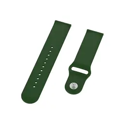 Силіконовий ремінець BeCover для Xiaomi iMi KW66/Mi Watch Color/Haylou LS01/Watch S1 Active Green (706367) - мініатюра 3