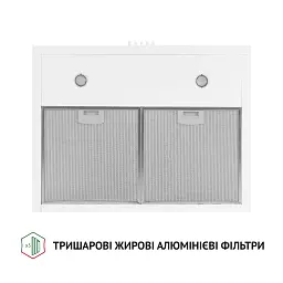 Витяжка купольна Perfelli K 6402 WH 850 LED - мініатюра 5