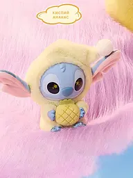 Іграшка сюрприз м'який брелок Лабубу Стич 15см lububu Stitch Eat Something Before Sleep Series лялька - мініатюра 10