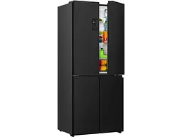 Холодильник Gorenje SBS, 190х65х80см, 4 двері, 286(149)л, А+, NoFrost+, Інвертор, Зона св-ті, Диспл, Чорний - мініатюра 3