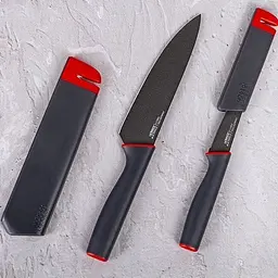 Набір ножів в чохлах Joseph Joseph Slice/Sharpen зі вбудованою ножеточкою 2 шт - мініатюра 6