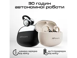 Навушники TWS HiFuture FlexClip Black (flexclip.black) - мініатюра 8