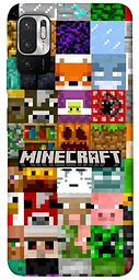 Чохол Demsky Minecraft collage для Xiaomi Redmi Note 10 5G