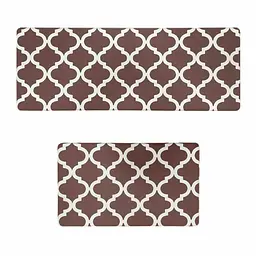 Килимки кухонні набір Lovely Svi 2 шт: 44x74 x1 см та 44 x119 x1см Коричневий