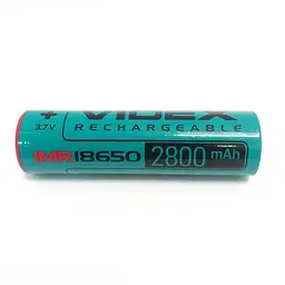Акумулятор Videx Li-ion 18650 2800mAh 3,7V/1sh (28А) високотоковий - мініатюра 4