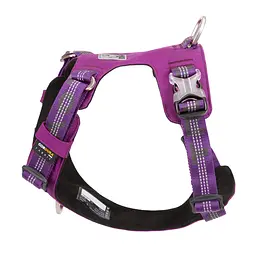 Шлея для собак Truelove TLH6282 з водонепроникної тканини Cordura, світловідбиваюча XL, Фіолетовий - мініатюра 2