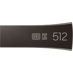 USB флеш-накопичувач Samsung Bar Plus 512GB USB-A 3.2 Titan Gray (MUF-512BE4/APC) [136856] - мініатюра 2