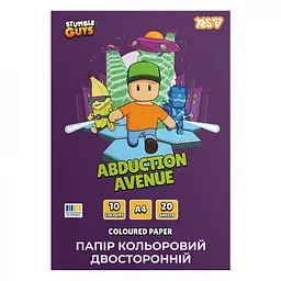 Папір кольор. А4 двостор. 20арк./10кольор. Stumble Guys №955494/Yes/