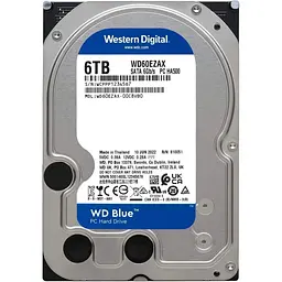 Жорсткий диск 3.5` WD Blue 6TB SATA 256MB (WD60EZAX) [141083] - мініатюра 3