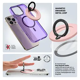 Тримач ArmorStandart Ring MagSafe Holder Pink (ARM70586) - мініатюра 4