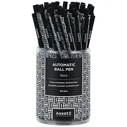 Набір ручок Axent Deco кулькові автоматичні 24 шт. сині (AB1092-05-A) - мініатюра 3