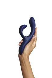 Смарт вібратор-кролик We-Vibe Nova Midnight Blue, ергономічний, регульований кут нахилу стовбура - мініатюра 11