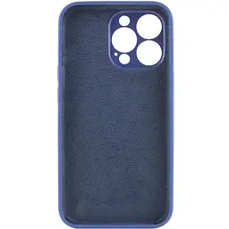 Чохол Silk Full Camera Protective (AA) NO LOGO для Apple iPhone 15 Pro Max (6.7") Синій / Deep navy - мініатюра 2