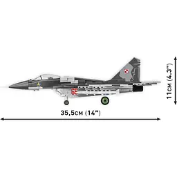 Конструктор Cobi Літак МіГ-29 UA/PL Fulcrum 550 деталей (COBI-5840) - мініатюра 5