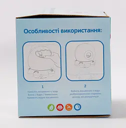 Іграшка розвиваюча Lindo для купання, блакитний (P 272) - мініатюра 4