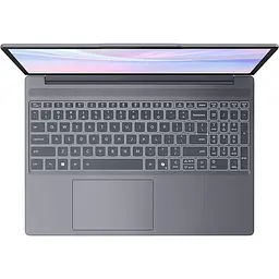 Ноутбук Lenovo IdeaPad Slim 3 (15.3 WUXGA IPS 60 Hz, Ryzen 7 8840HS, 16 GB, 512 SSD, UMA, DOS) Luna Grey (83KA006FRM) - мініатюра 4