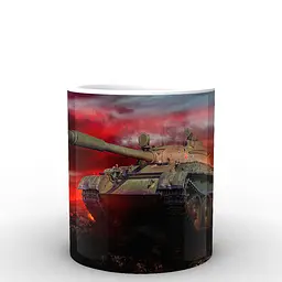 Кухоль GeekLand World of Tanks танк WT.02.047 330 мл білий - мініатюра 2
