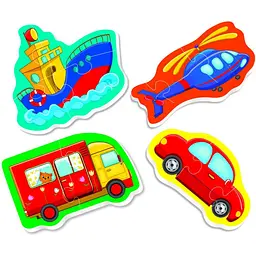 Дитячі пазли Baby puzzle Транспорт Vladi toys VT1106-96 - мініатюра 3