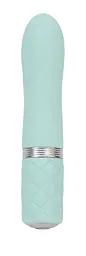 Розкішний вібратор PILLOW TALK - Flirty Teal з кристалом Swarovski, гнучка головка - мініатюра 2