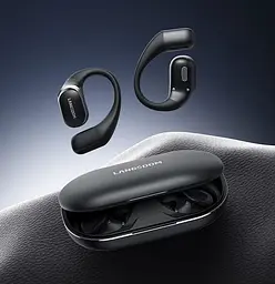 Навушники Langsdom кісткові бездротові TE-08 Max з кріпленням за вухо Bluetooth 5.4 та шумоподавленням до 50 годин роботи Бежевий - мініатюра 6