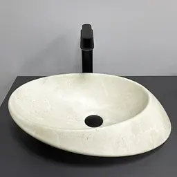 Умивальник VBI Rotello ivory matt накладний VBI-017102 - мініатюра 4