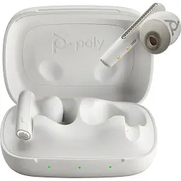 Навушники TWS Poly Voyager Free 60 Earbuds + BT700C + BCHC White - мініатюра 4
