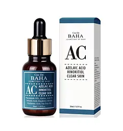 Сироватка для лікування акне з азелаїновою кислотою Azelaic Acid Hinokitiol Clear Skin Cos De Baha 30 мл - мініатюра 2