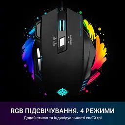 Мишка GamePro GM247 Storm USB Black (GM247) - мініатюра 7