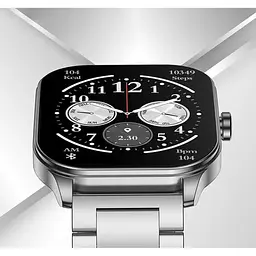 Розумний годинник з металевим ремінцем Amazfit Pop 3S Metal Silver (Metallic Strap) - мініатюра 4