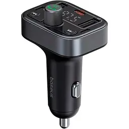 Автомобільний зарядний пристрій Baseus FM Launcher S-09 Pro black (C10762200113-00) - мініатюра 4