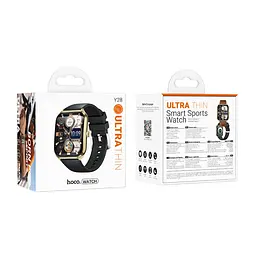Смарт-годинник Hoco Y28 Amoled Smart Sports Watch (call version) Gold - мініатюра 2