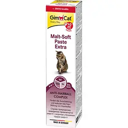 Набір паста GimCat Every Day Malt-Soft Paste Extra 200 г + вітамінізовані таблетки Gras Bits 10 г - мініатюра 3