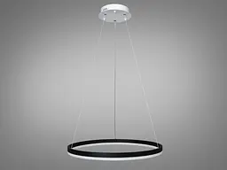Люстра стельова LED Diasha D8174-600BK mmer D8174-600BK, 42W, чорний метал, для коридору, вітальні, кухні - мініатюра 3