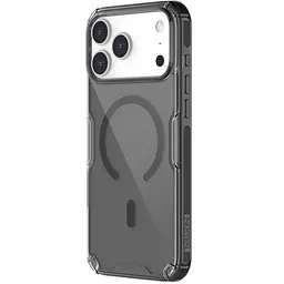 TPU чохол Nillkin Nature Pro Magnetic для Apple iPhone 17 Pro Max (6.9) Чорний (прозорий) - мініатюра 2