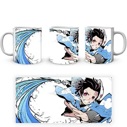 Кухоль GeekLand Kimetsu no Yaiba Клинок, який знищує демонів Танджиро KY 002.11 330 мл білий - мініатюра 4