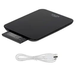 Ваги кухонні Adler AD 3167 black USB - мініатюра 2