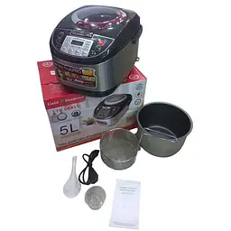 Мультиварка XPRO Gold Diamond TK 08815 з фритюрницею 5 л чорна (43696-TK 08815_1086) - мініатюра 2