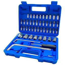 Набір автомобільного ручного інструменту Fix&Go 1/4" x 1/2" у наборі 51 предмет