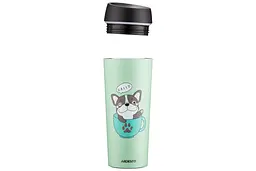 Термокухоль Ardesto Coffee time Frenchie 450 мл Зелений AR2645DG - мініатюра 4
