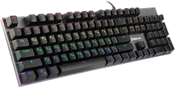 Клавіатура REAL-EL M 13 RGB Grey (EL123100045) - мініатюра 1
