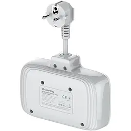 Фільтр мережевий СolorWay 0.025 м White 2xРозетки 220V 3xUSB 1xType-C 10 A до 2.5 кВт USB Auto ID QC3.0 PD (CW-CHE24PDW) - мініатюра 3