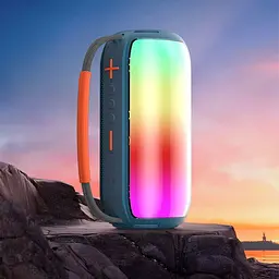 Bluetooth Колонка WIWU H6 Thunder Wireless Speaker Blue - мініатюра 4