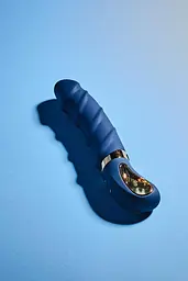 Реалістичний вібратор Dreamtoys Goddess Belenos 23 см синій - мініатюра 5