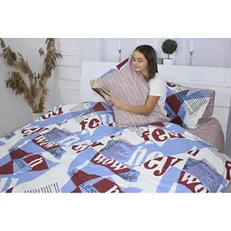 Постільна білизна MirSon Бязь Ranforce Elite 17-0535 Peggy 143х210 (2200004665528) - мініатюра 4