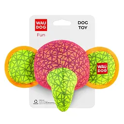 Іграшка для собак Waudog Fun Слон Ш 20 см Д 14 см рожева