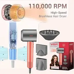 Фен VGR V-440 Orange [156052] - мініатюра 10