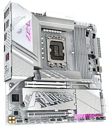 Материнська плата Gigabyte Z890M AORUS ELITE WiFi7 ICE (Z890M AORUS ELITE WIFI7 ICE) (Socket 1851, Intel Z890, Micro-ATX) - мініатюра 3