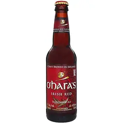 Пиво O'hara's Irish Red, червоне, фільтроване, 4,3%, 0,33 л (528080)