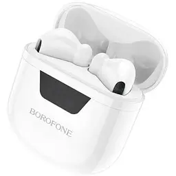 Навушники Borofone BW05 Pure tone tws бездротові білі - мініатюра 2